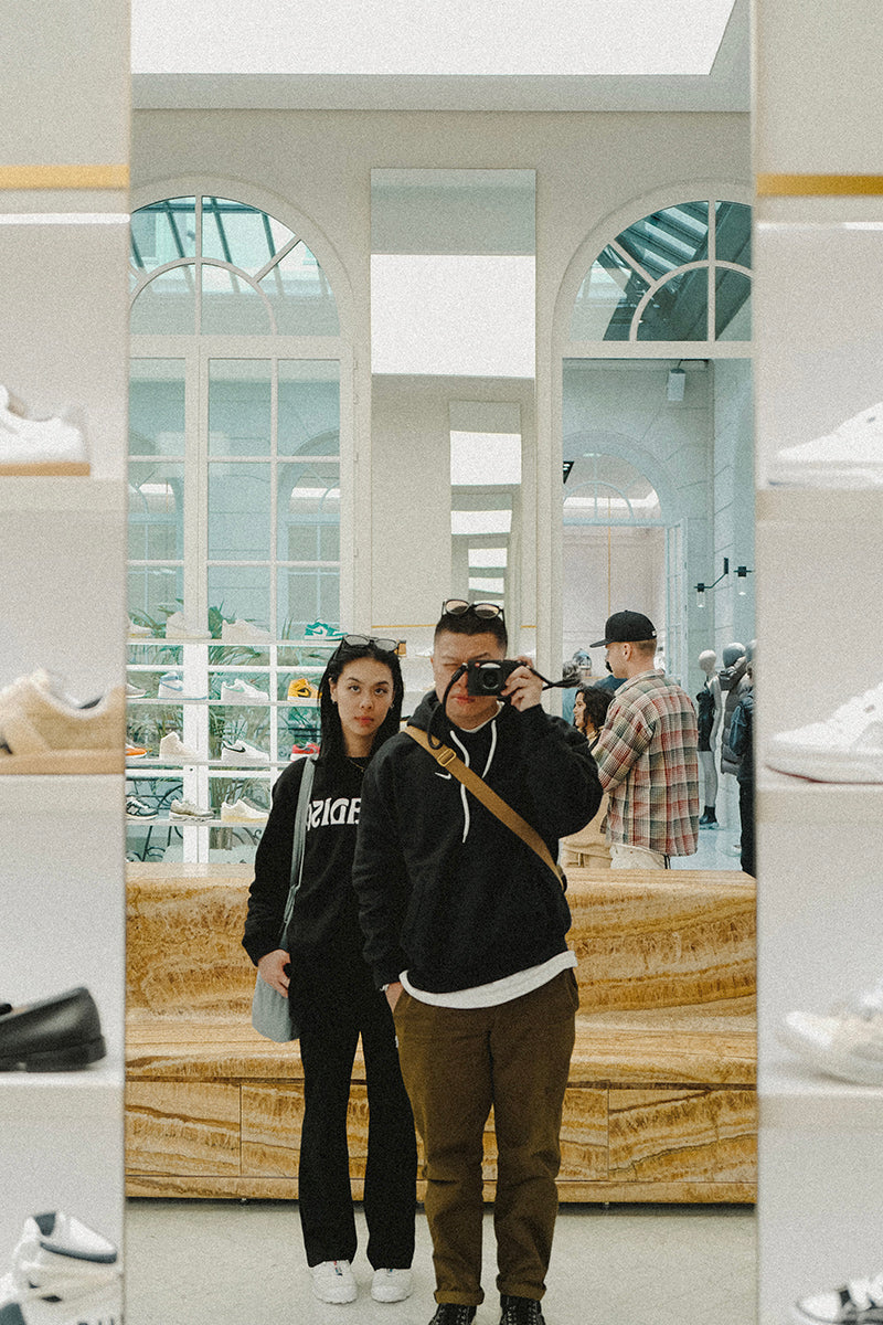 Elden and Sally at KITH Paris
